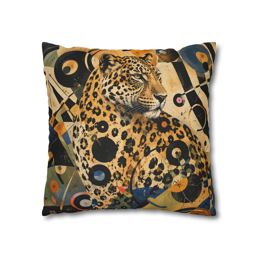 Leopard Art Pillowcase — Abstract Zebra-Stripe Decorative Cushion Cover