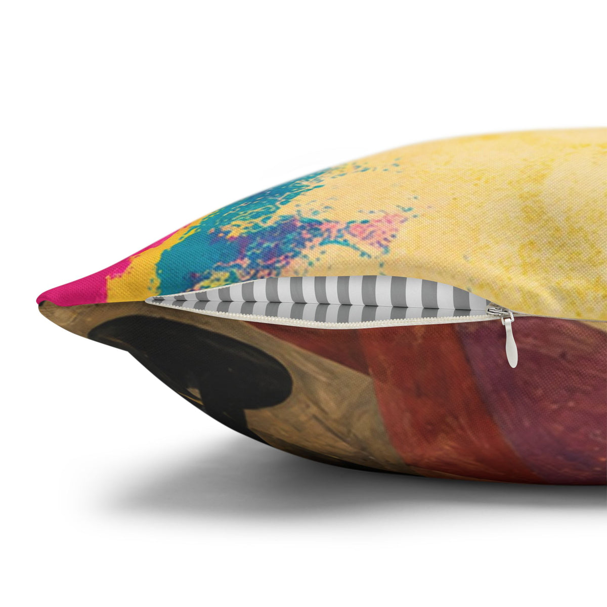 Colorful Pop Art Bichon Pillowcase - Vibrant Dog Accent Pillow