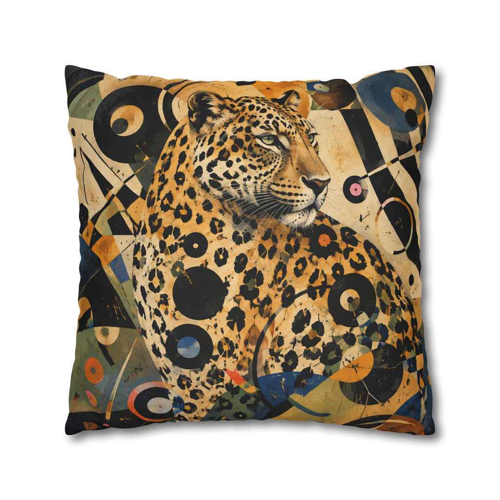 Leopard Art Pillowcase — Abstract Zebra-Stripe Decorative Cushion Cover