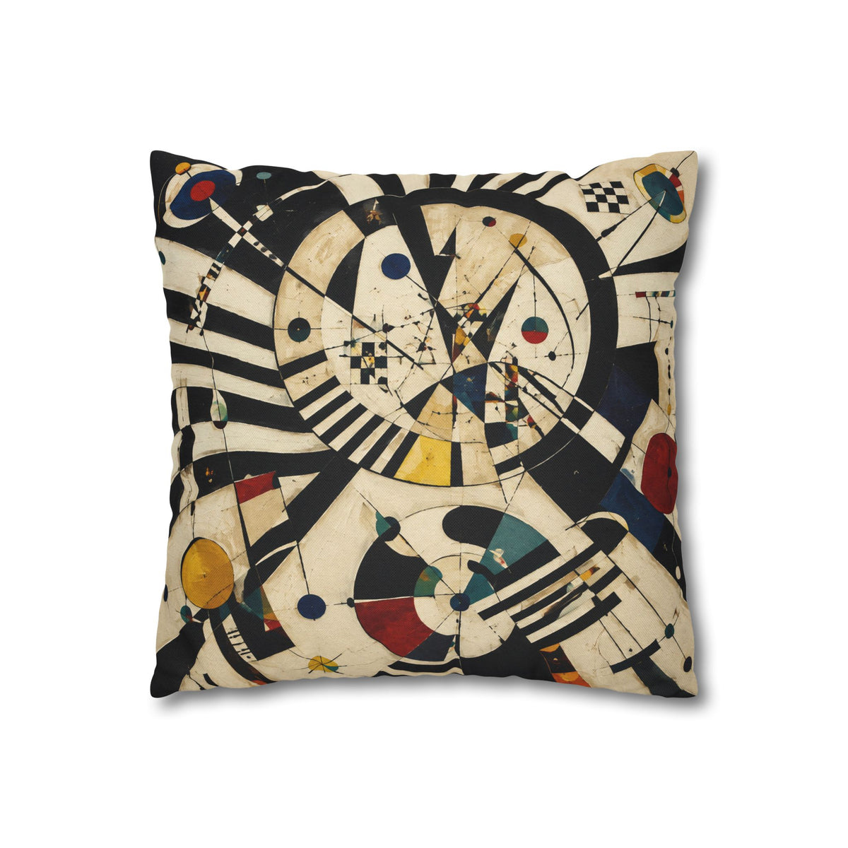 Leopard Art Decorative Pillowcase — Retro Abstract Wildlife Throw Pillow Cover