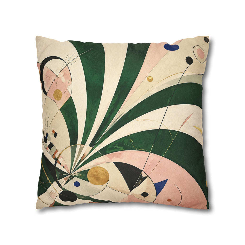 Abstract Musical Cat Decorative Pillowcase
