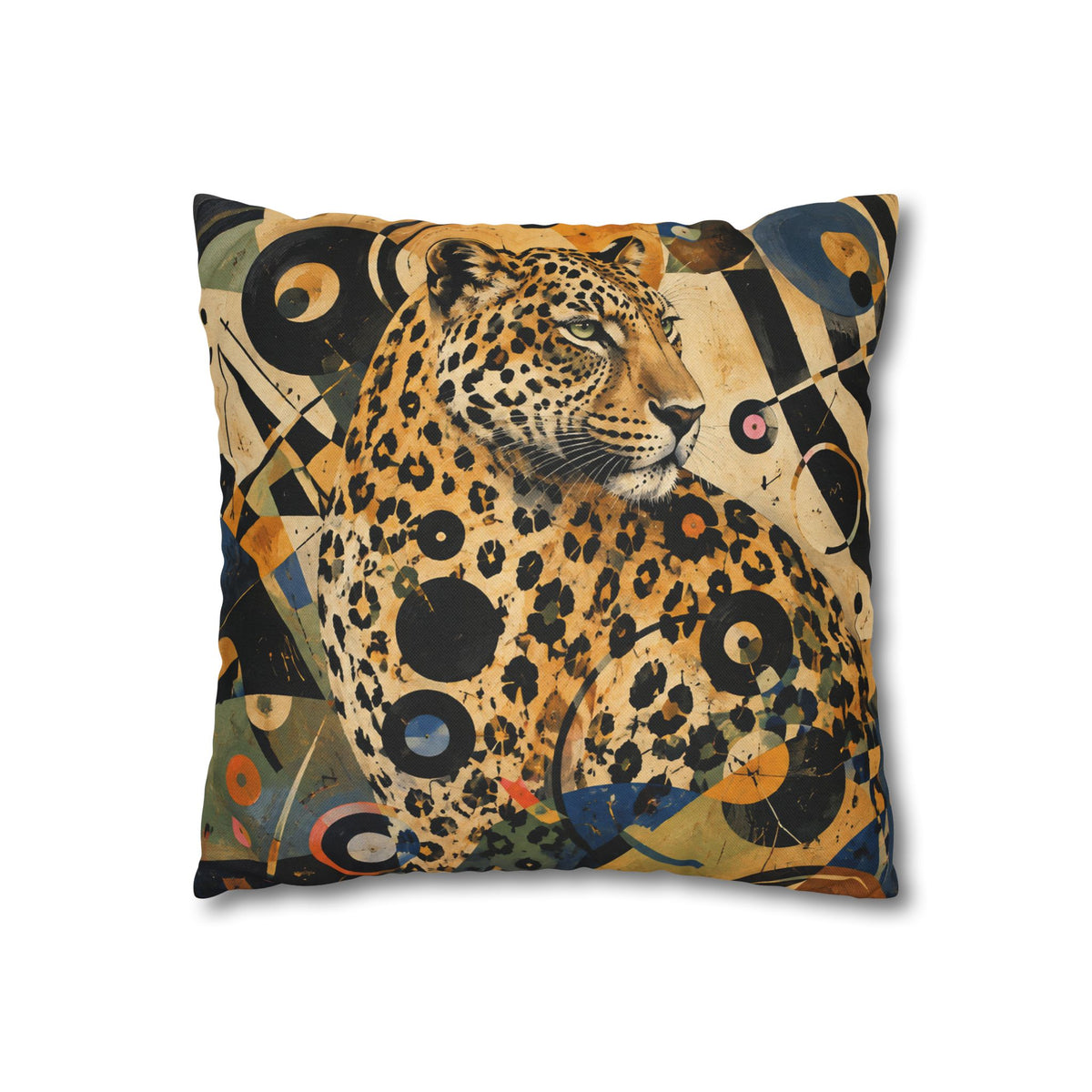 Leopard Art Pillowcase — Abstract Zebra-Stripe Decorative Cushion Cover