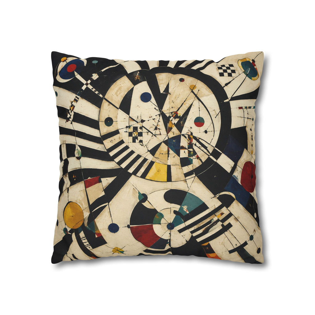 Leopard Art Decorative Pillowcase — Retro Abstract Wildlife Throw Pillow Cover