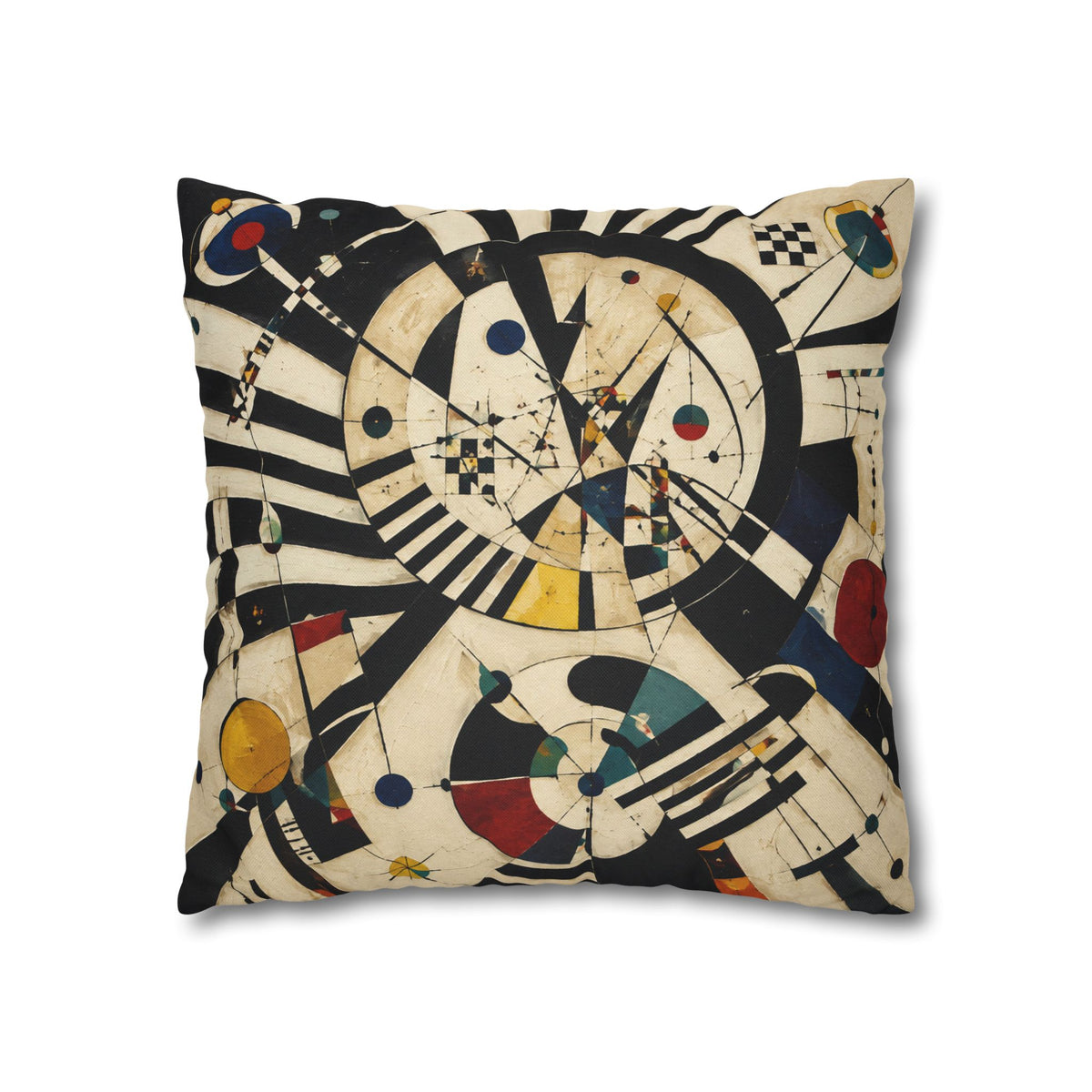 Leopard Art Decorative Pillowcase — Retro Abstract Wildlife Throw Pillow Cover