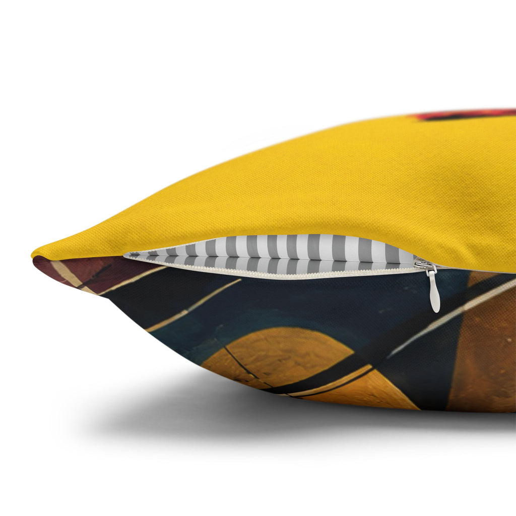 Pop Art Yorkie Throw Pillowcase — Colorful Yorkshire Terrier Accent Pillow