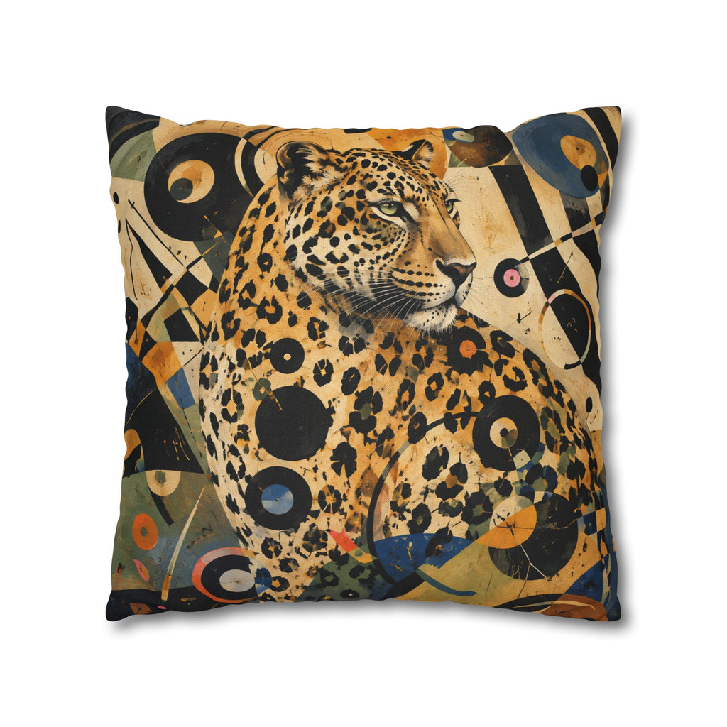 Leopard Art Pillowcase — Abstract Zebra-Stripe Decorative Cushion Cover