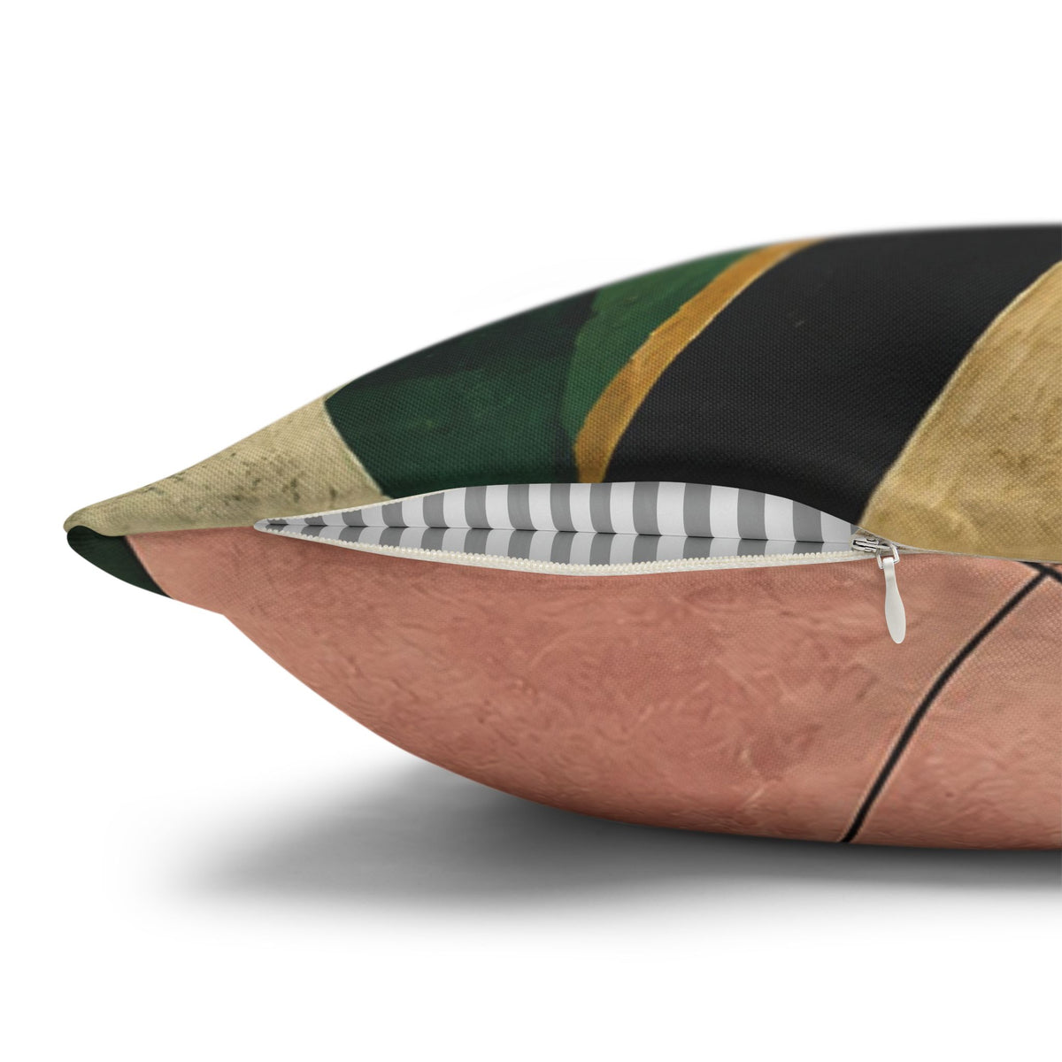 Abstract Basset Hound Decorative Pillowcase — Modern Geometric Dog Art Cushion Cover