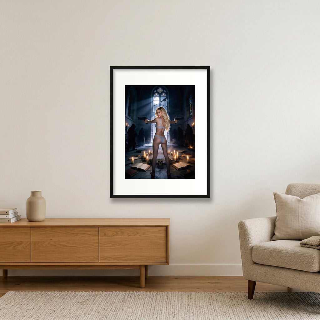 Sacrifice-The Ritual — 60×80cm, 24×31" Black Frame