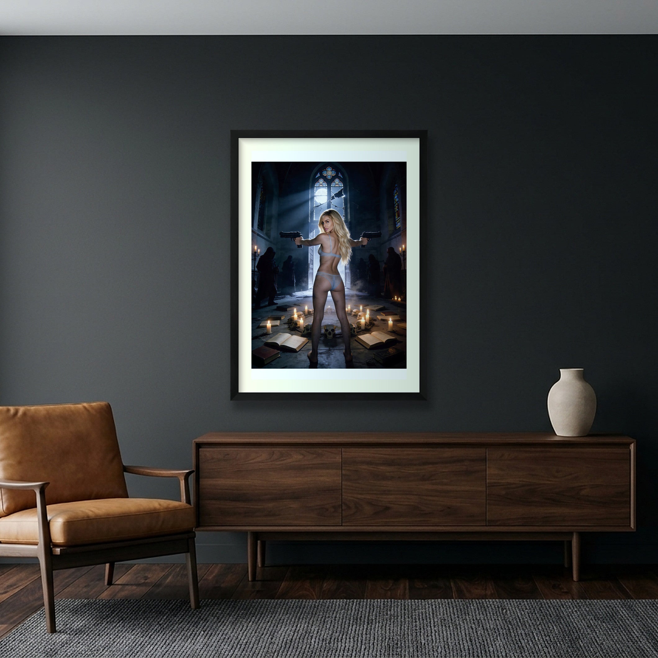 Sacrifice-The Ritual — 42×59cm, 17×23" Black Frame