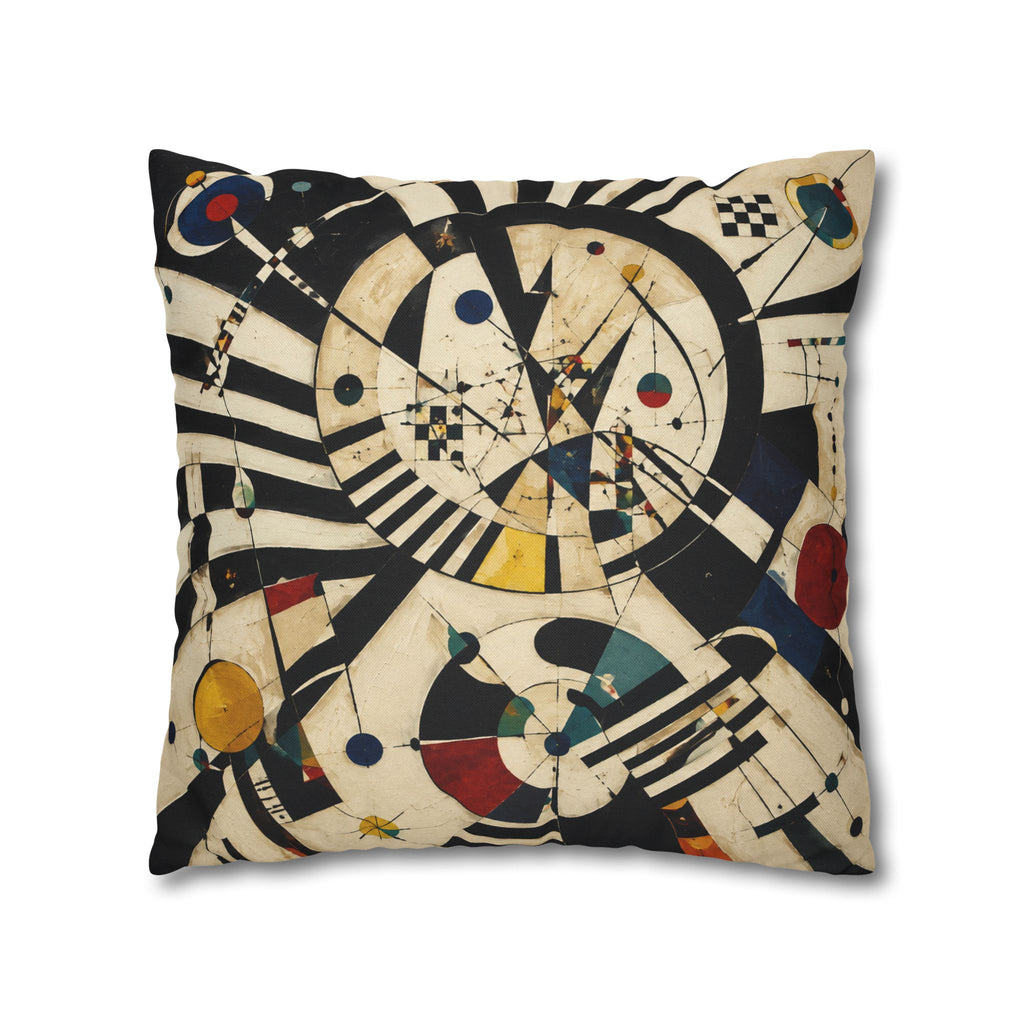 Leopard Art Decorative Pillowcase — Retro Abstract Wildlife Throw Pillow Cover