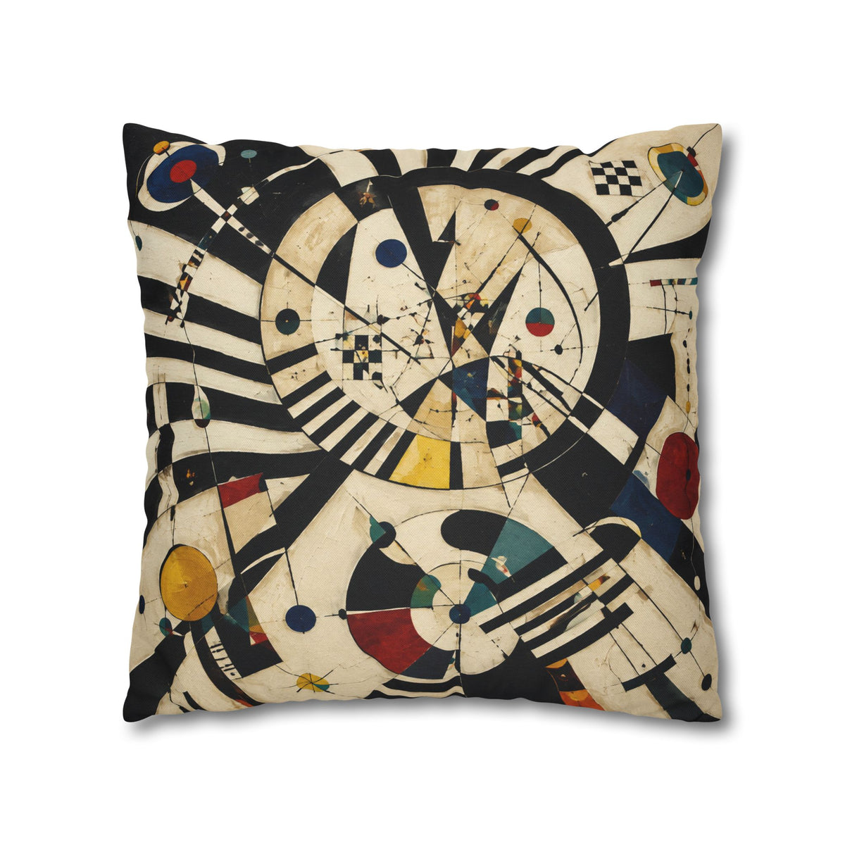 Leopard Art Decorative Pillowcase — Retro Abstract Wildlife Throw Pillow Cover