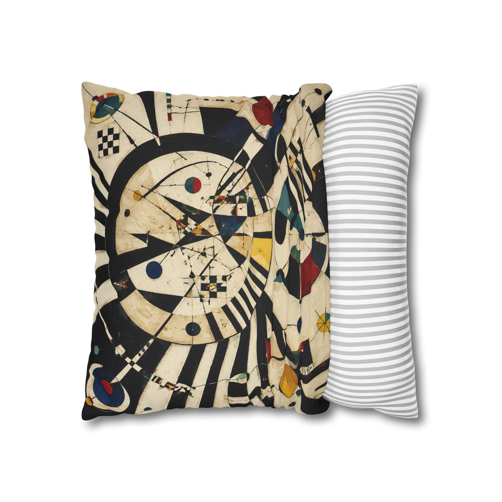 Leopard Art Decorative Pillowcase — Retro Abstract Wildlife Throw Pillow Cover