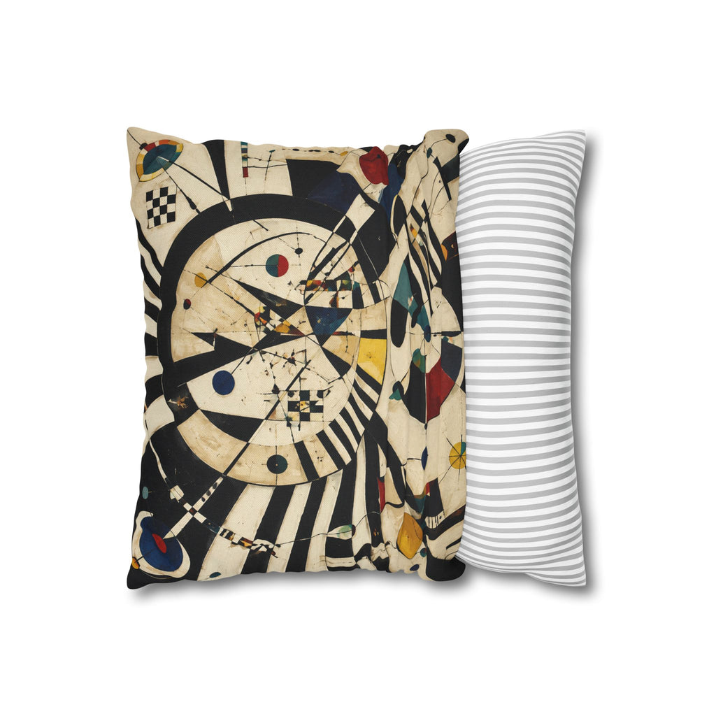 Leopard Art Decorative Pillowcase — Retro Abstract Wildlife Throw Pillow Cover