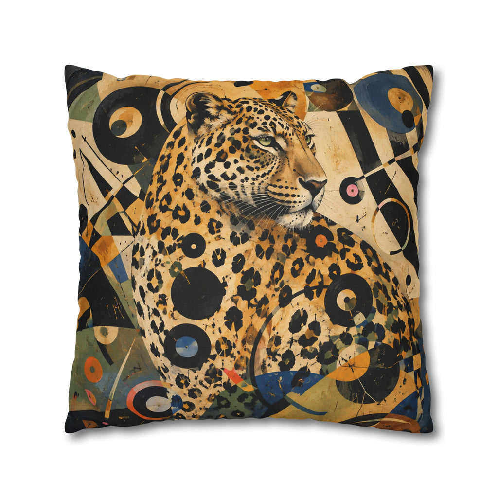Leopard Art Pillowcase — Abstract Zebra-Stripe Decorative Cushion Cover