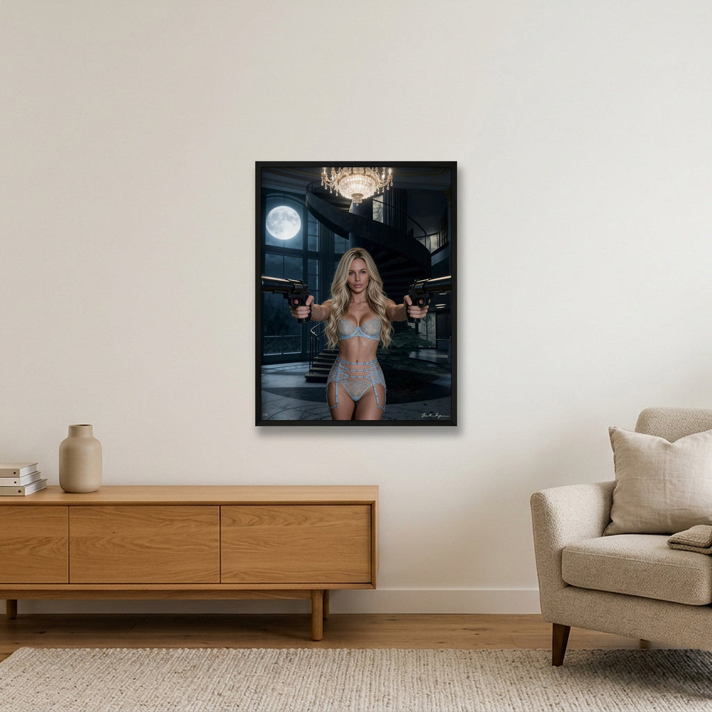 Priceless but Deadly — 60×80cm, 24×31" Black Frame
