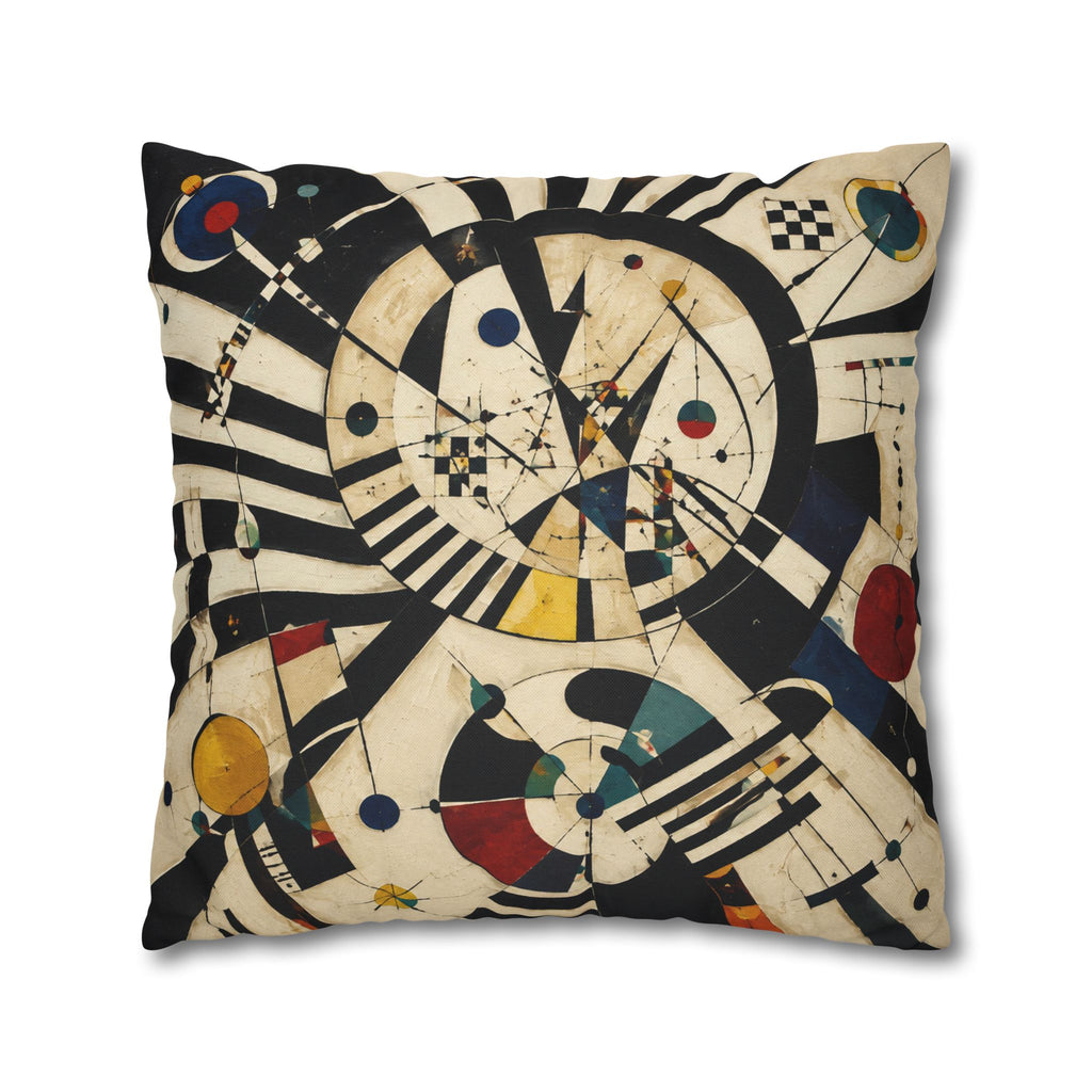 Leopard Art Decorative Pillowcase — Retro Abstract Wildlife Throw Pillow Cover
