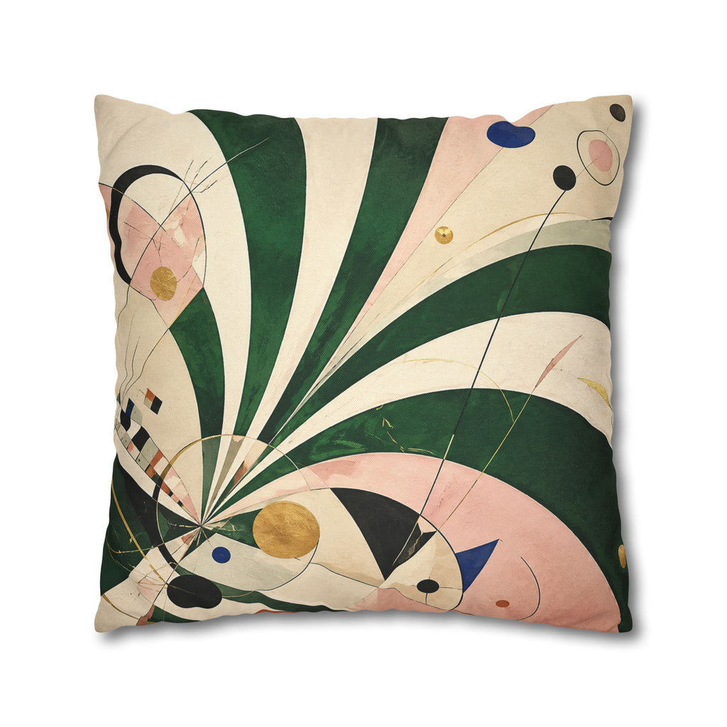 Abstract Musical Cat Decorative Pillowcase