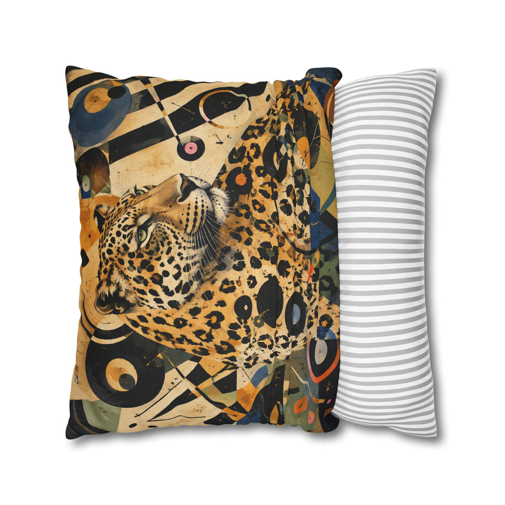 Leopard Art Pillowcase — Abstract Zebra-Stripe Decorative Cushion Cover
