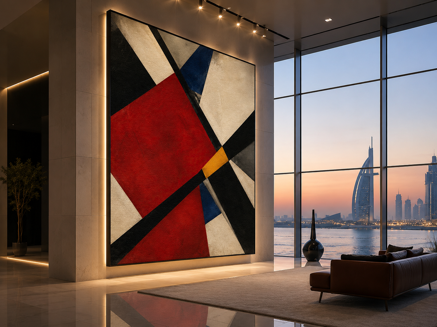 Constructivist Tension in Red and Black