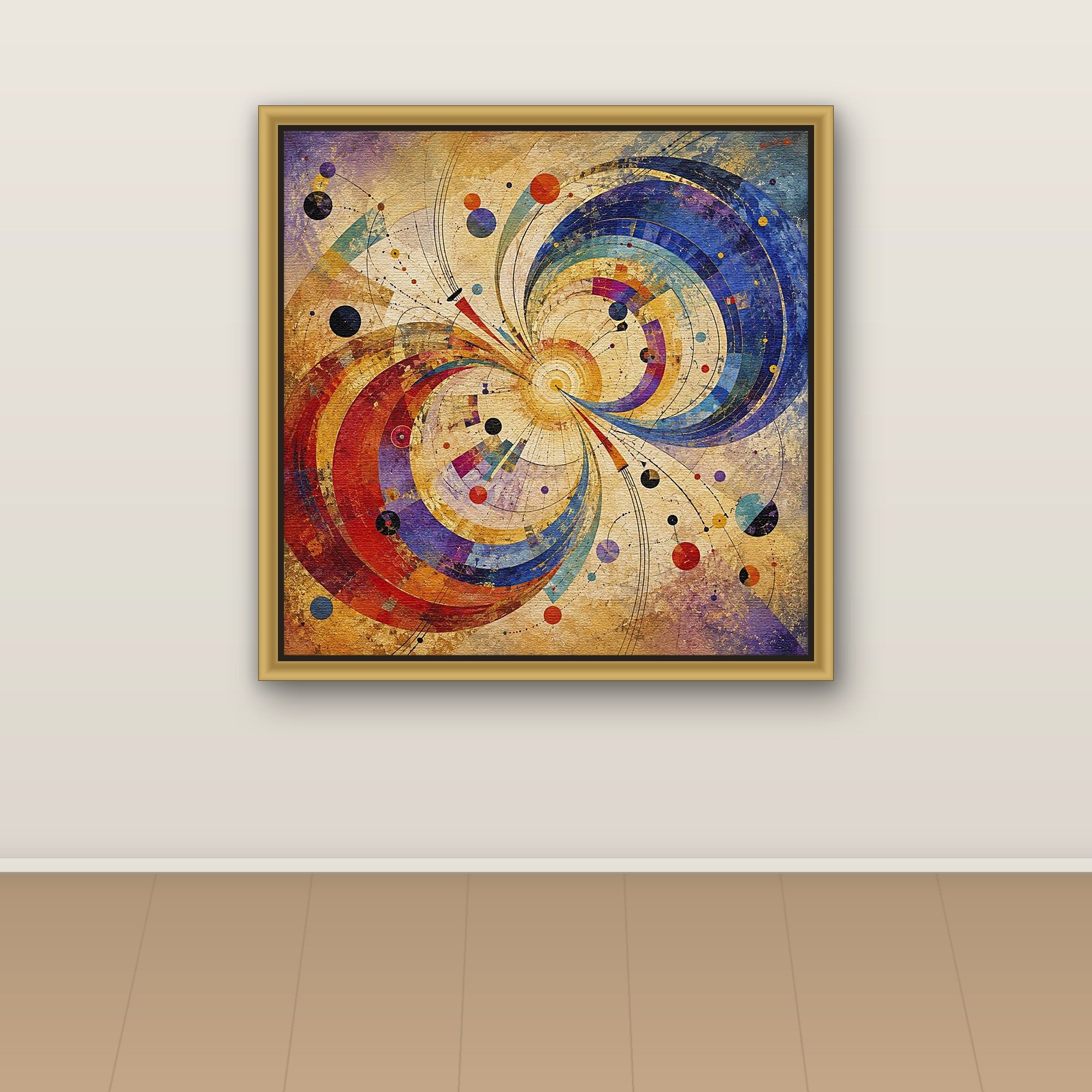 Celestial Currents Meet in Golden Harmony