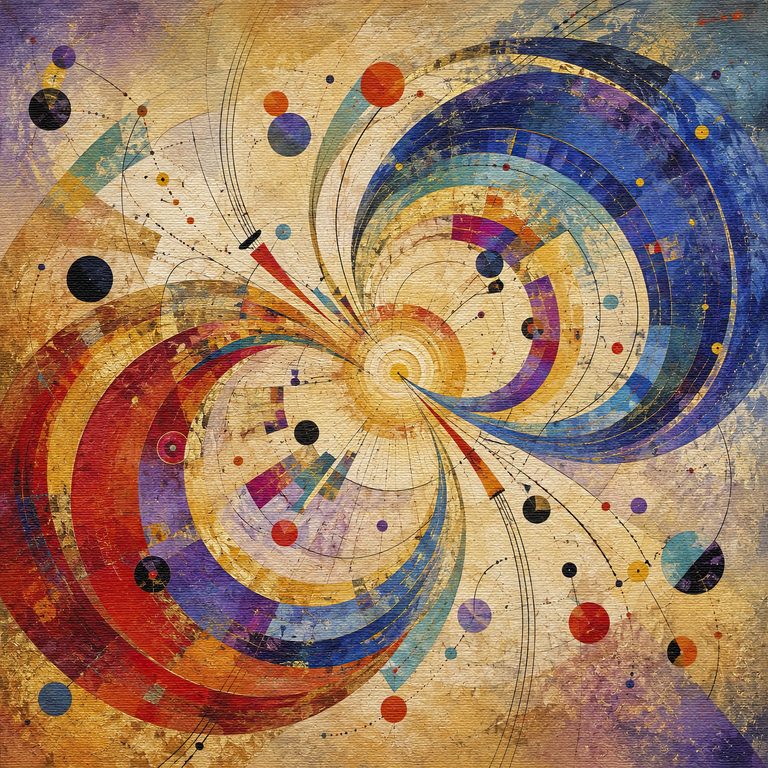 Celestial Currents Meet in Golden Harmony