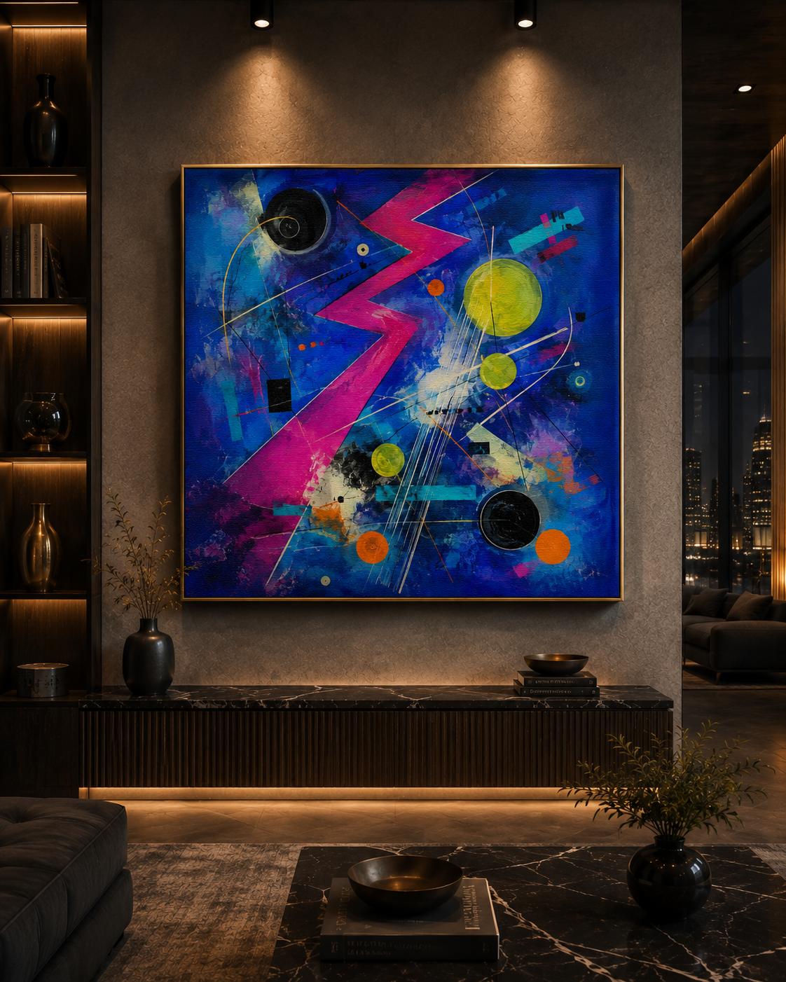 Electric Counterpoint in Chromatic Motion