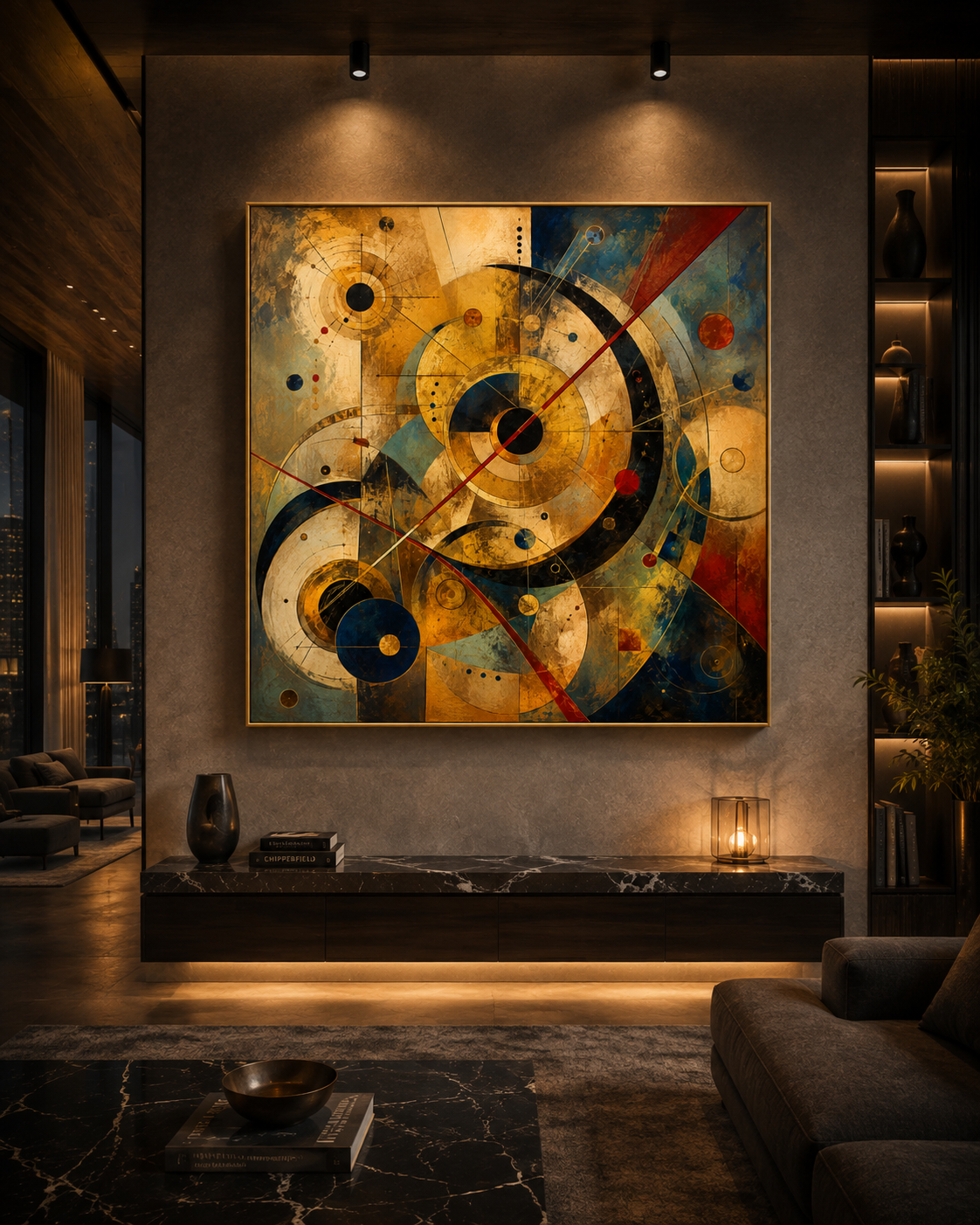 Celestial Resonance in Gold