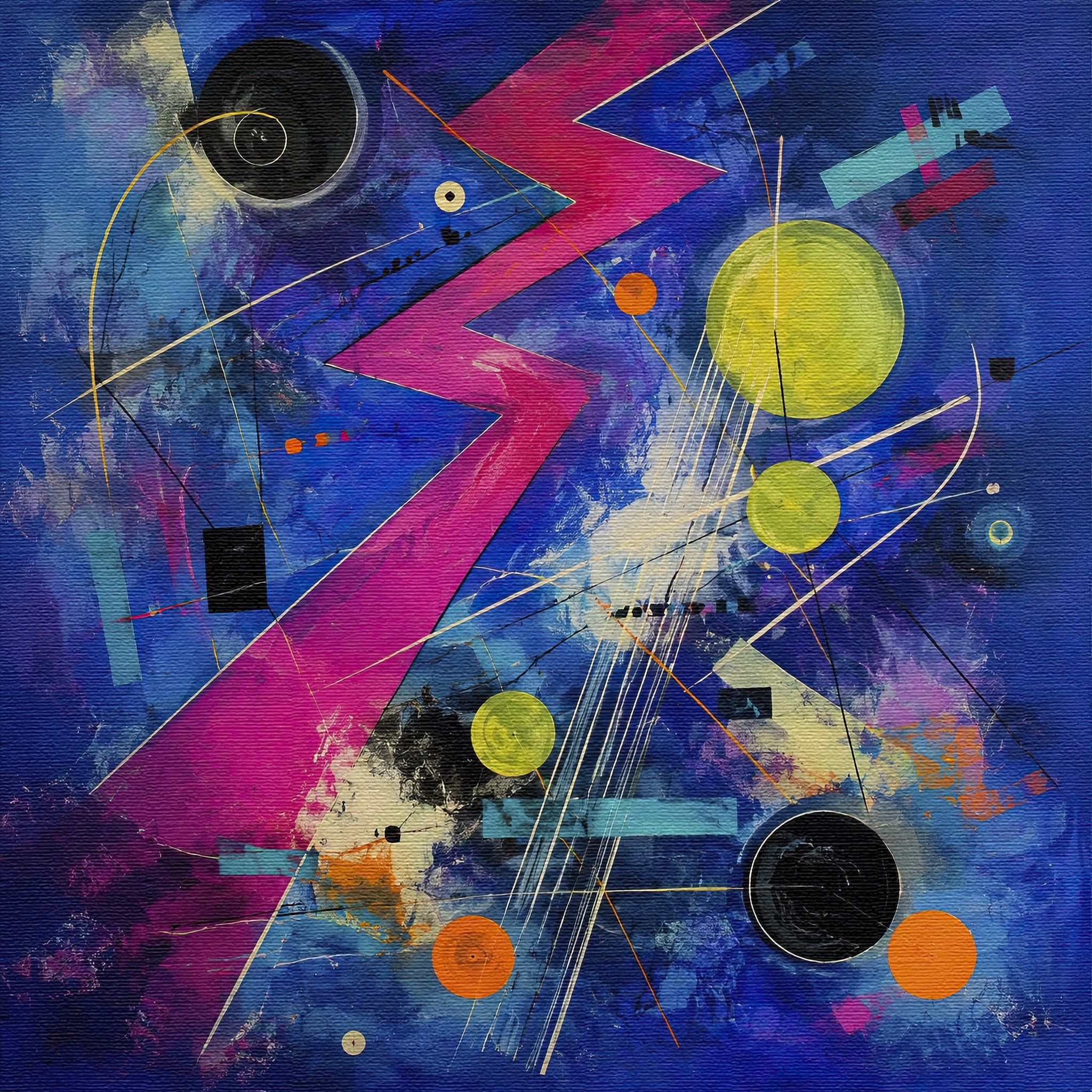 Electric Counterpoint in Chromatic Motion