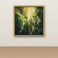Emerald Ascension Through Golden Air