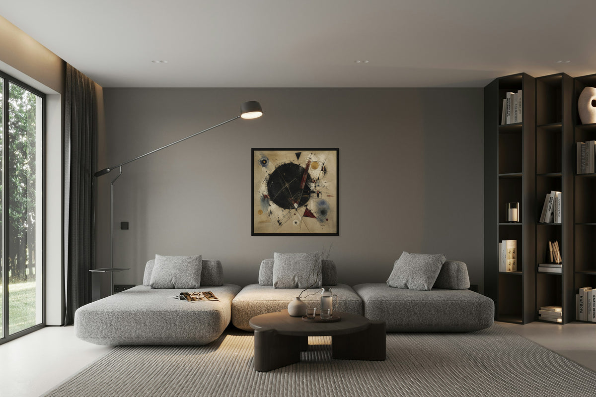 Black Rhythm In Linen And Gold