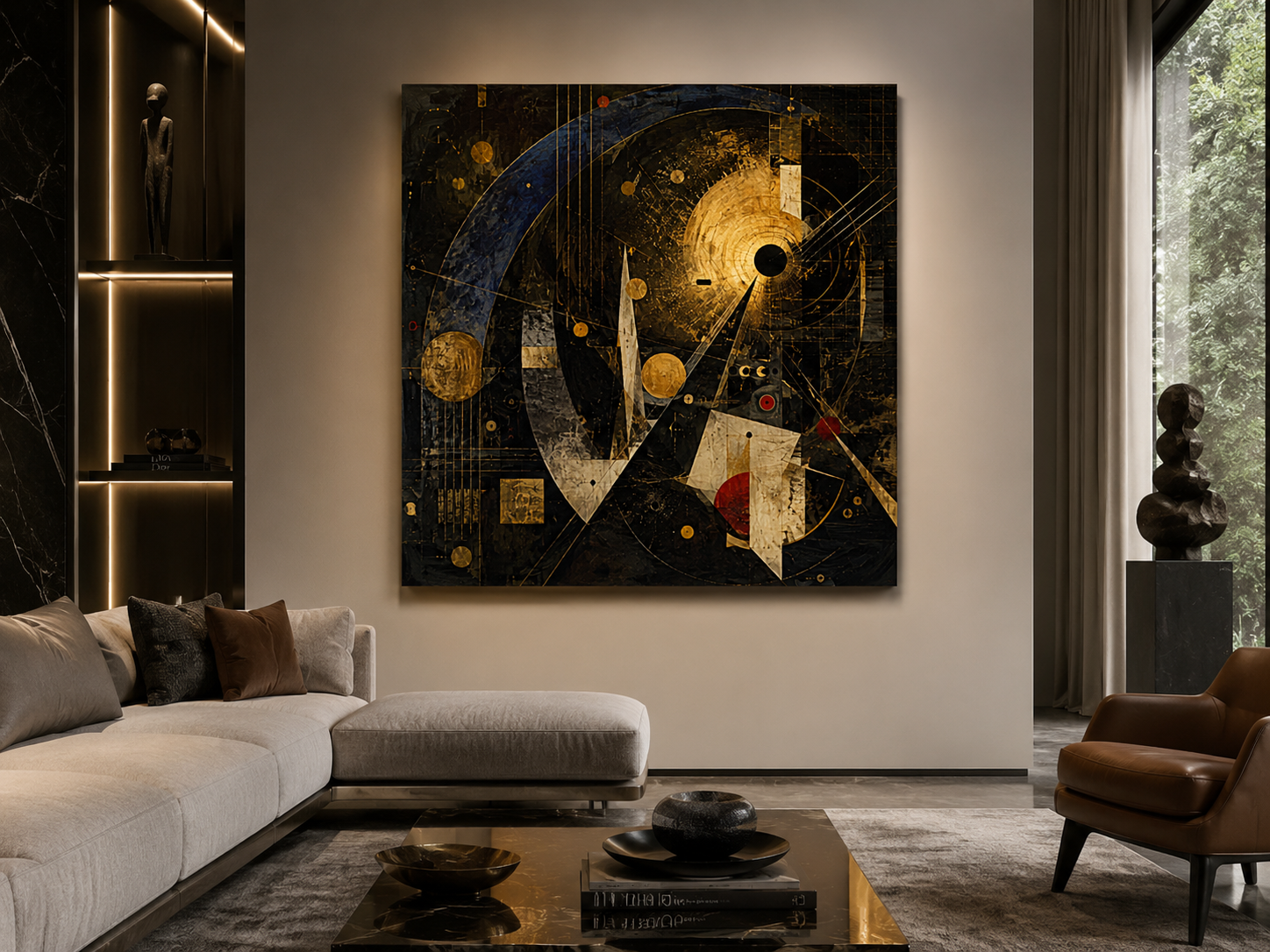Golden Geometry in a Dark Cosmos