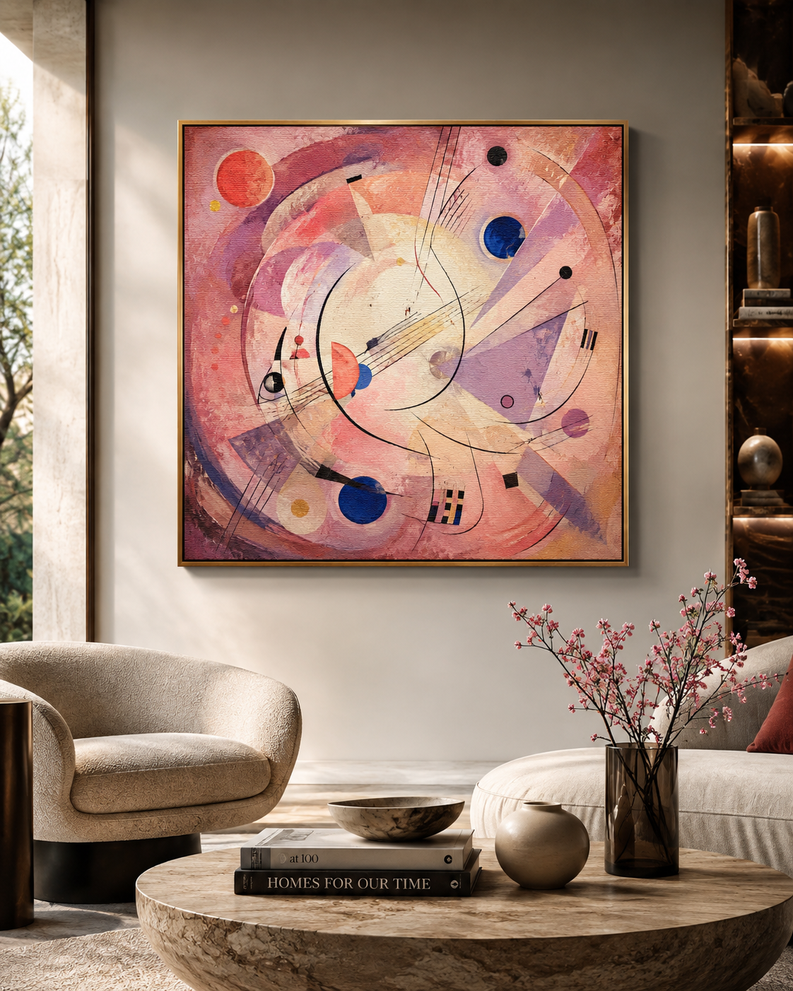 Rose Waltz in Luminous Curves