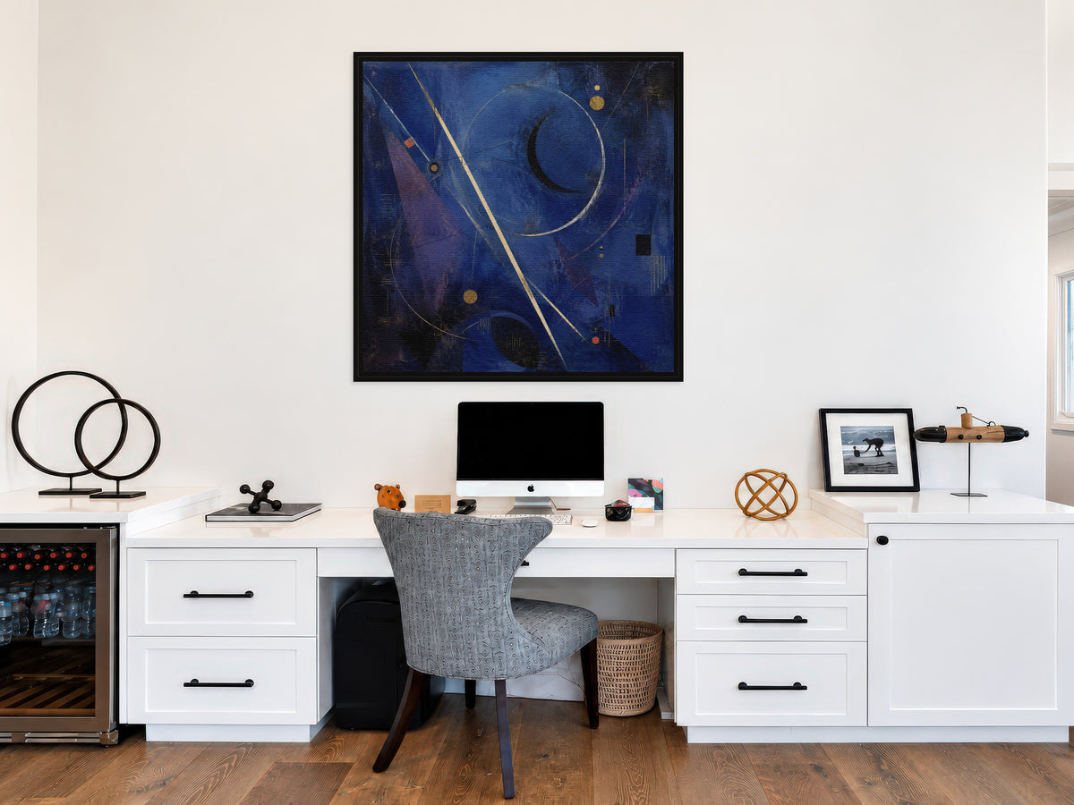 Blue Interval In Ultramarine