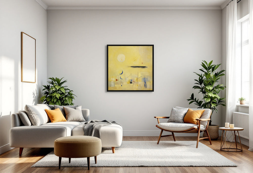 Yellow Silence with Hidden Rhythm