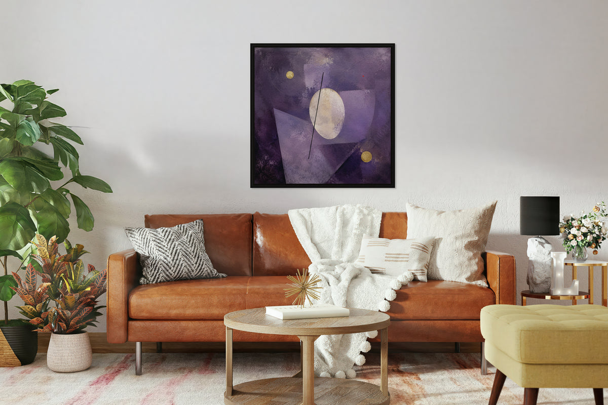 Violet Silence in Gold and Ivory