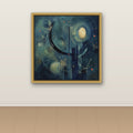 Teal Nocturne in Motion