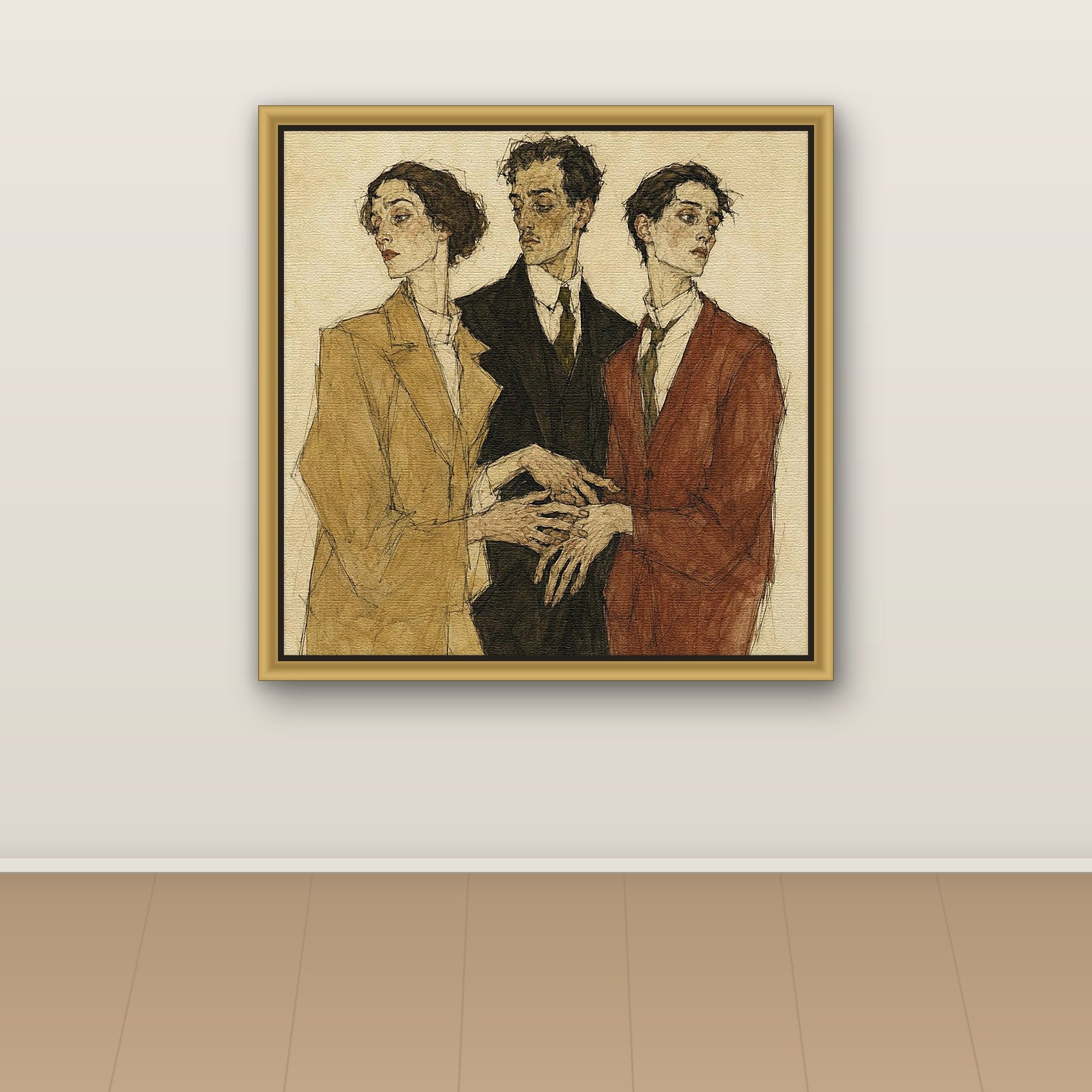 Three Figures, Three Directions