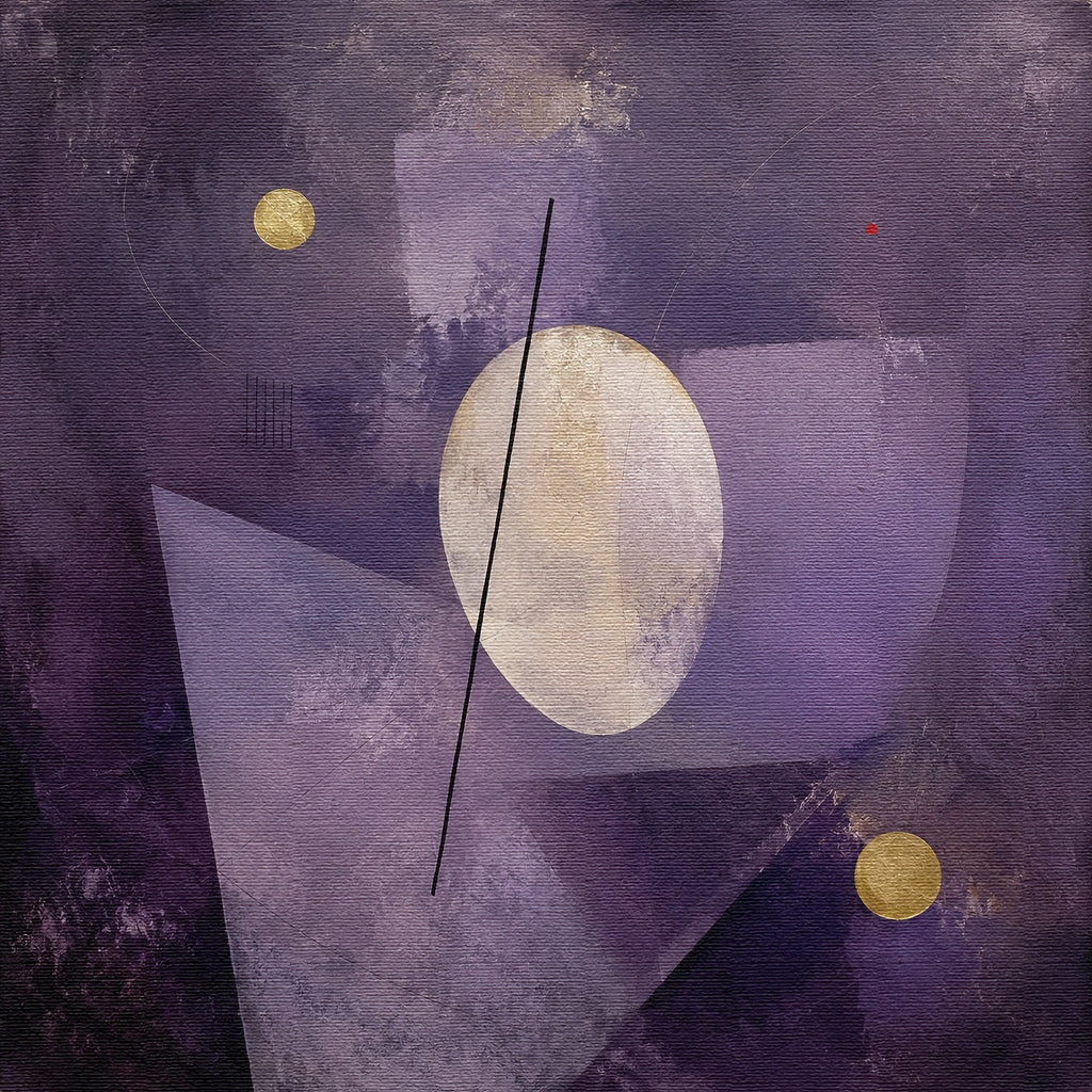 Violet Silence in Gold and Ivory