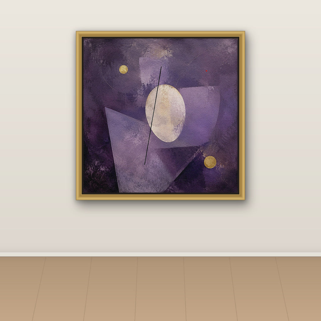 Violet Silence in Gold and Ivory