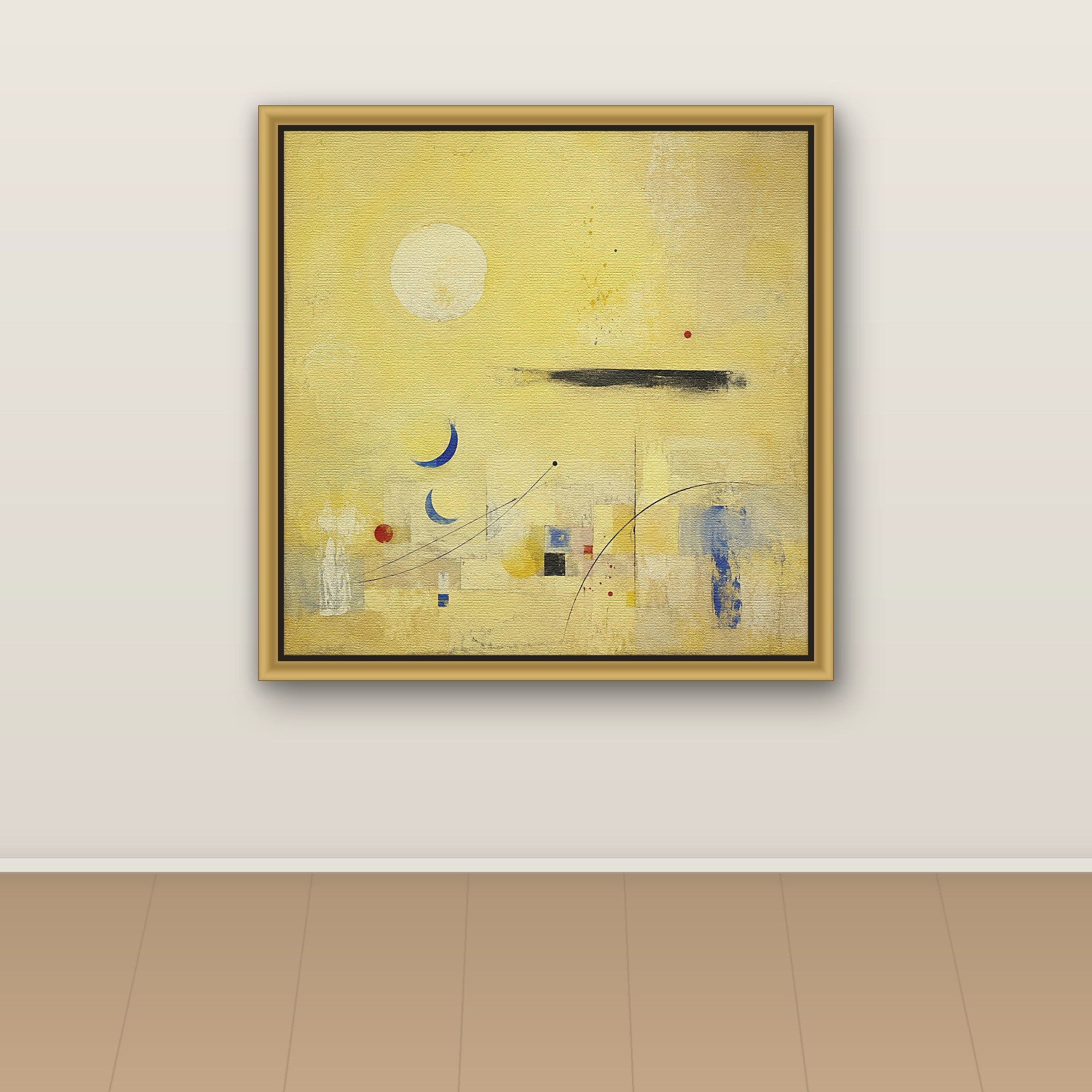 Yellow Silence with Hidden Rhythm
