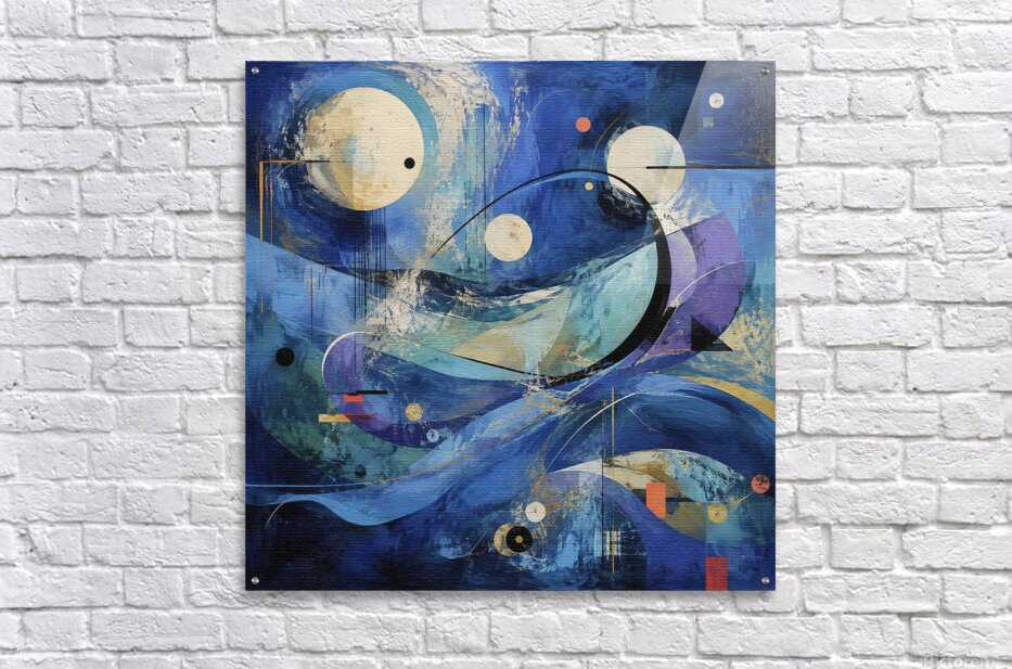 Oceanic Hymn in Blue and Gold