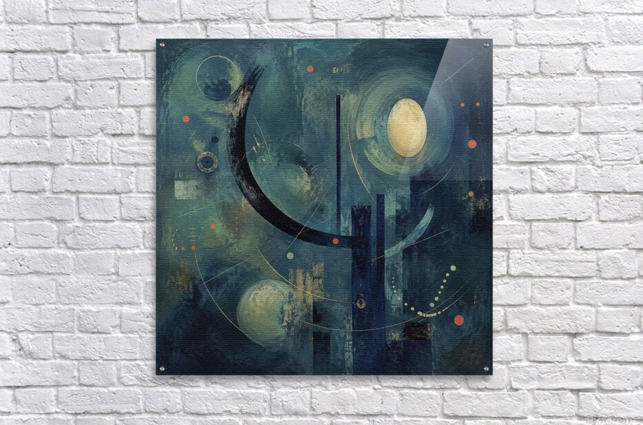 Teal Nocturne in Motion