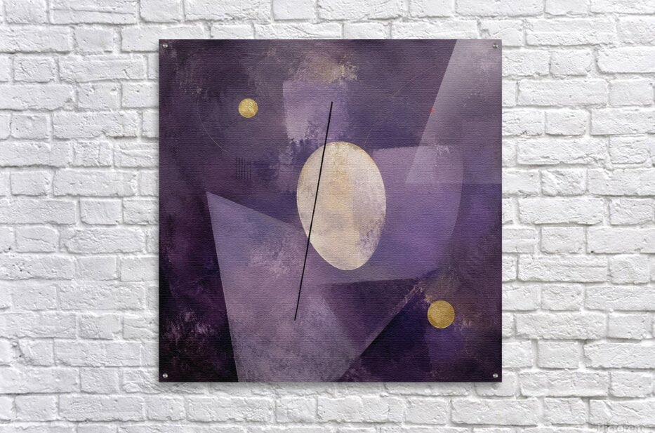 Violet Silence in Gold and Ivory