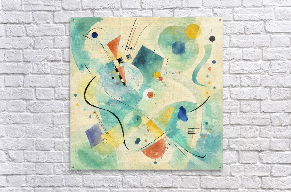 Turquoise Laughter in Motion