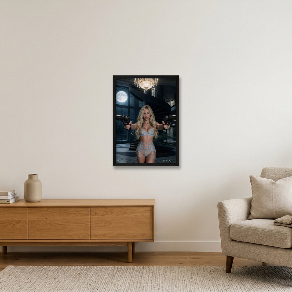 Priceless but Deadly — 42×59cm, 17×23" Black Frame