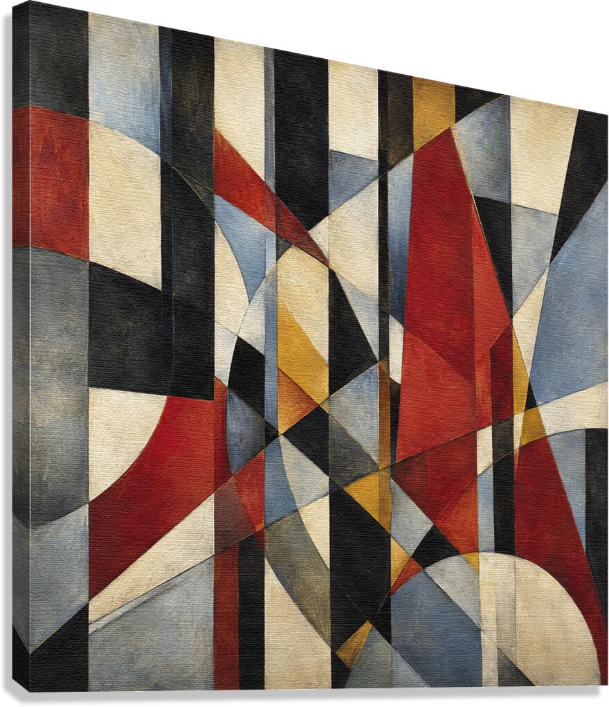 Crimson architectonics in motion