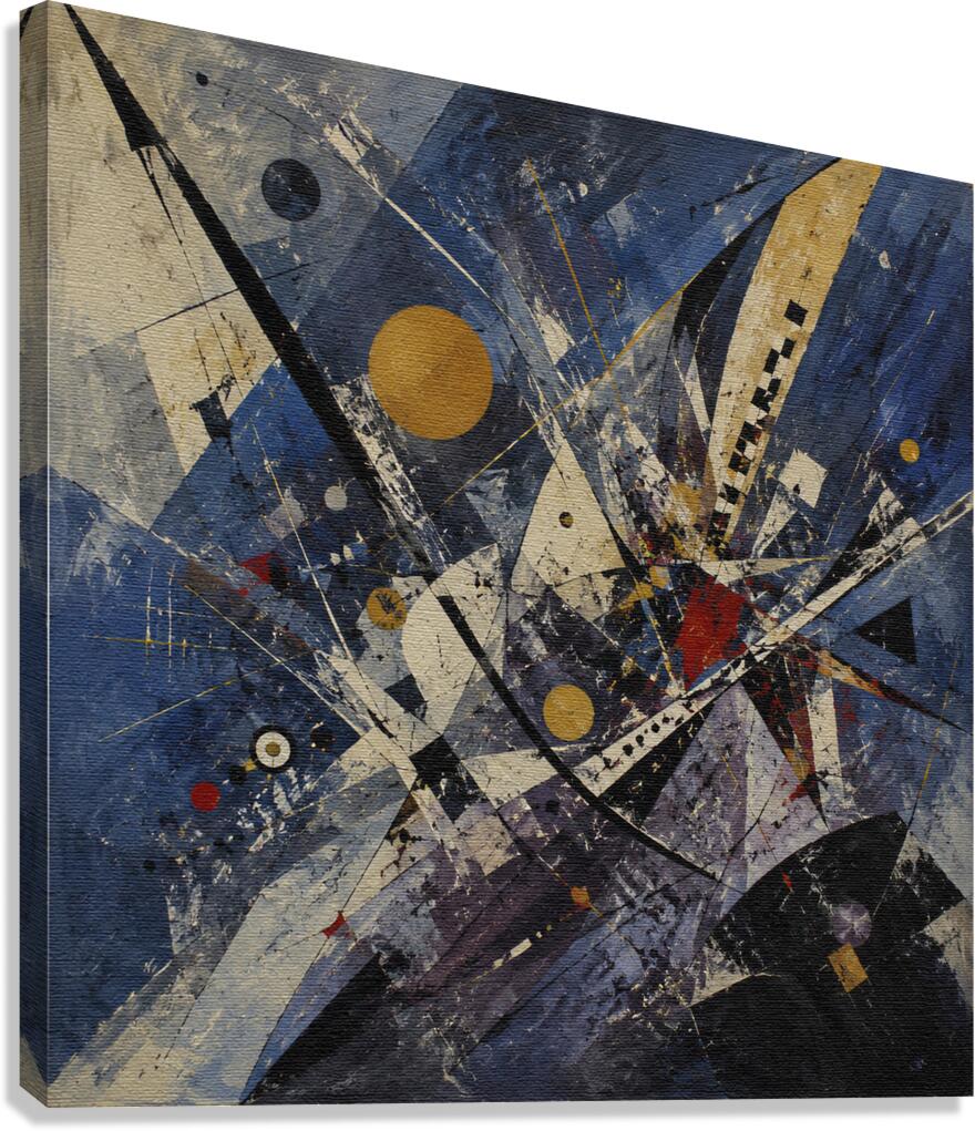 Fractured Indigo Symphony