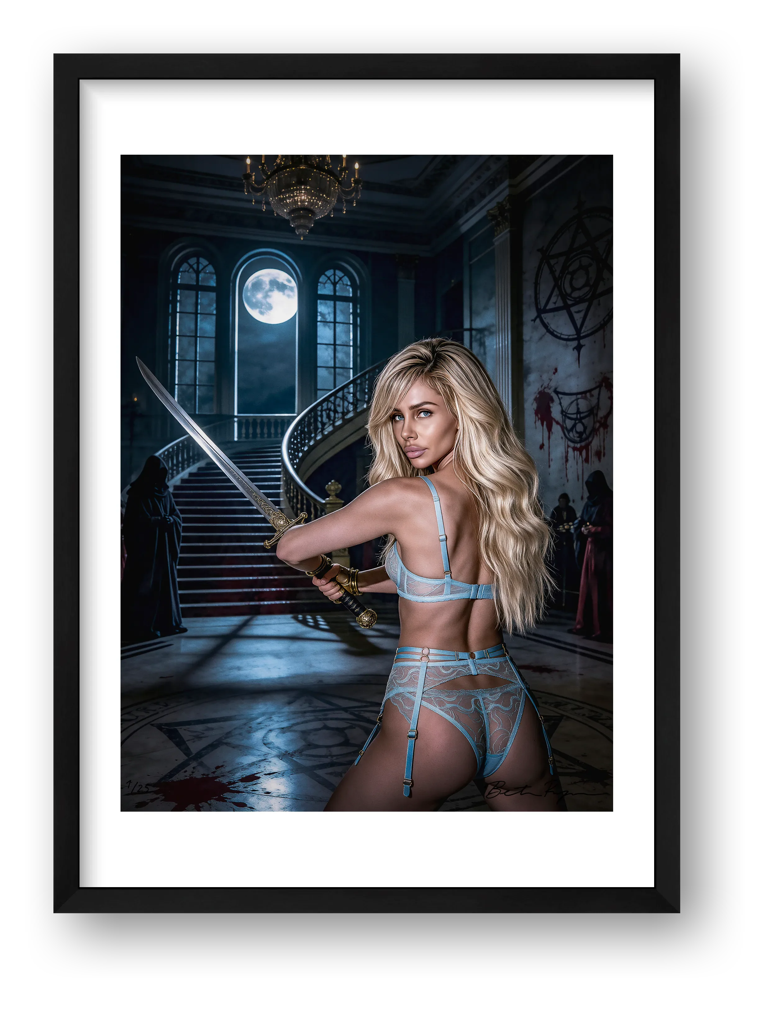 Red Magick-The Ritual — framed