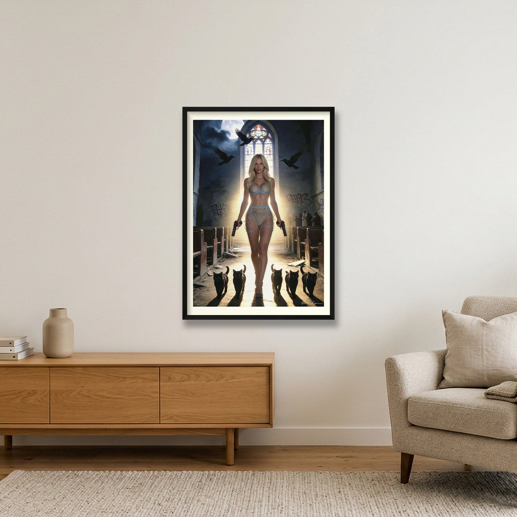 Posse — 59×84cm, 23×33" Black Frame