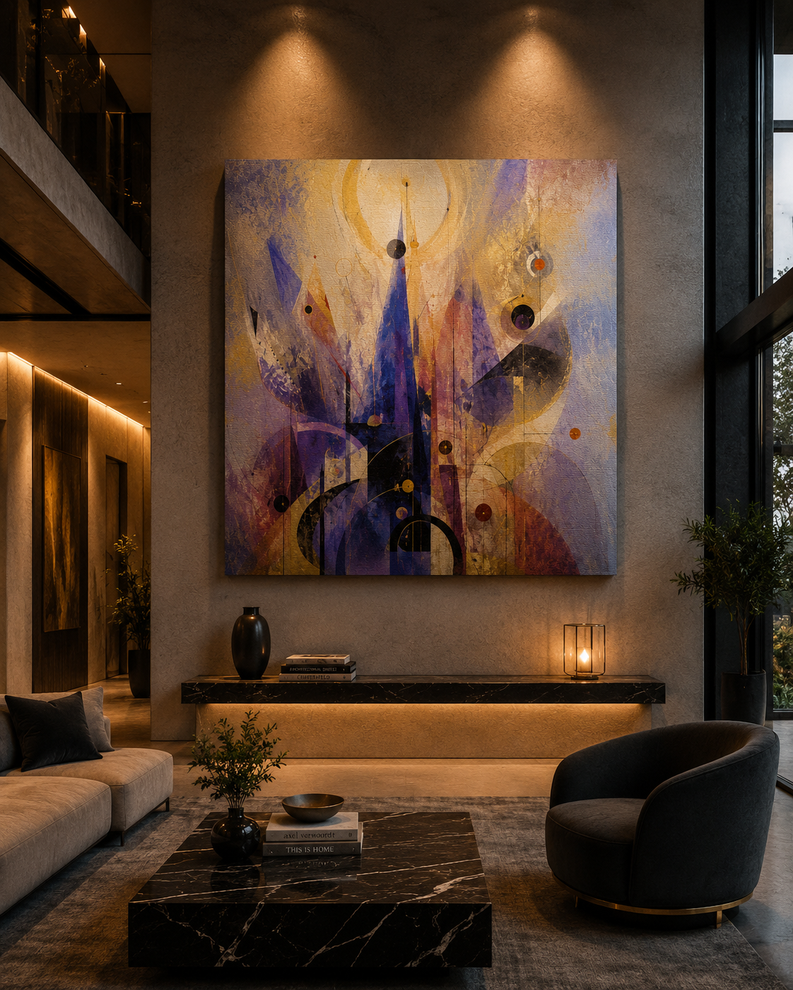 Rising color, cathedral of light